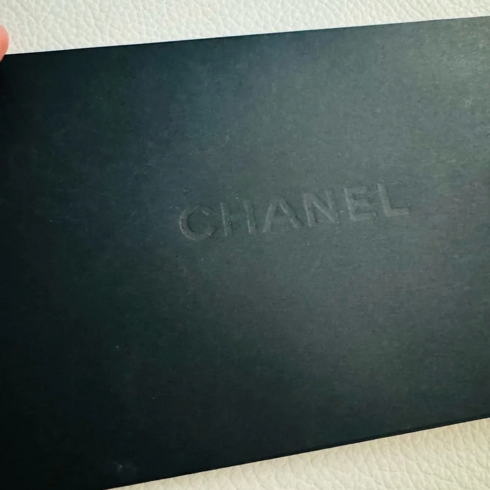 Chanel Receipt holders in camelia and black and an envelope